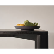 Corner Bar medium black satin ash table